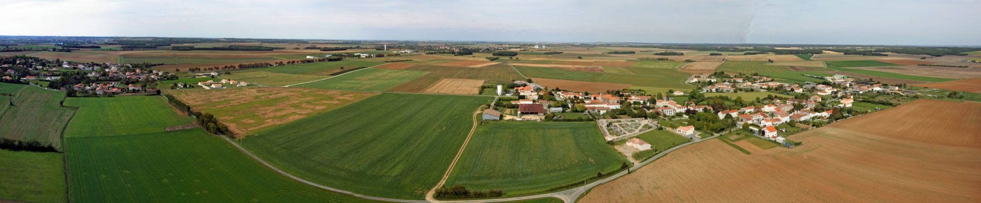 Vue aérienne commune